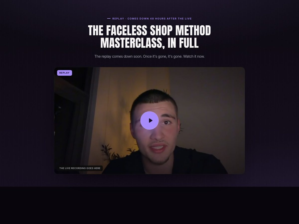 Replay and application preview